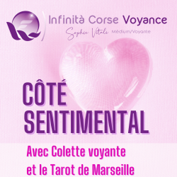 Roue du Tarot de Marseille côté sentimental avec Colette voyante